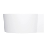 Wanna narożna okrągła, 120 x 120 cm, biały mat Ovo M+ OMNIRES OVO120WNBM