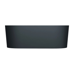 Wanna wolnostojąca z przelewem 160 x 75 cm, black lava mat Ovo M+ OMNIRES OVO160WWZPBLV