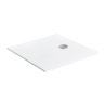Aquapure kompozytowy brodzik prysznicowy antypoślizgowy, 80 x 80 cm, biały mat Aquapure M+ OMNIRES AQUAPURE80-KBM
