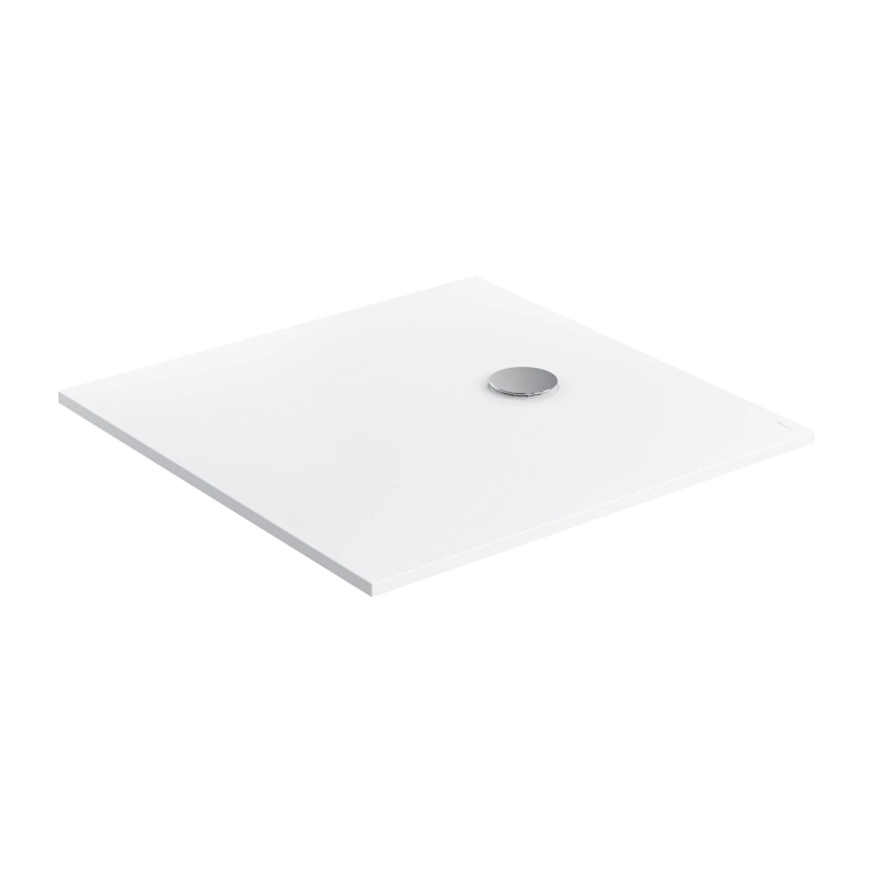 Aquapure kompozytowy brodzik prysznicowy antypoślizgowy, 90 x 90 cm, biały mat Aquapure M+ OMNIRES AQUAPURE90-KBM