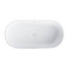 Wanna wolnostojąca z przelewem, 170 x 84 cm, biały połysk Classica M+ OMNIRES CLASSICA170WWZPBP