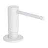 Dozownik mydła w płynie, nablatowy, biały mat Modern Project OMNIRES MP60723WM