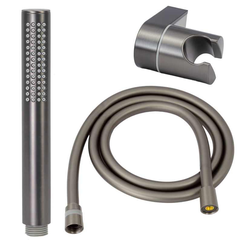 Zestaw prysznicowy 1-funkcyjny punktowy Ultimate gun metal AVAPAX ANUL141421