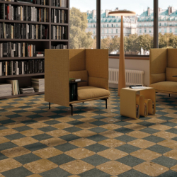 CHECKERS STARRY BLACK NIGHT MAT 24,3X24,3 REKT. GAT.1 (P.91455)