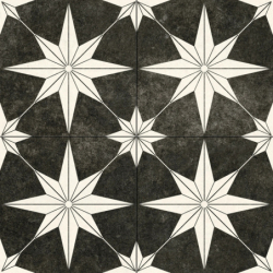 STAR ANTIC BLACK MAT 45X45...