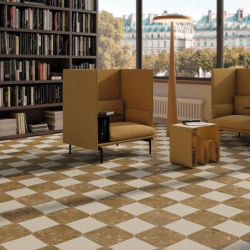 CHECKERS STARRY CREAM DUNE MAT 24,3X24,3 REKT. GAT.1 (P.91457)