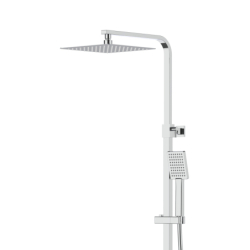 Kolumna prysznicowa ANGO deszczownica 25cm termostat wylewka obrotowa chrom CORSAN CMN02TCHW