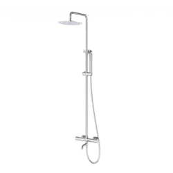 Kolumna prysznicowa LUGO deszczownica 25cm termostat wylewka obrotowa chrom CORSAN CMN01TCHW