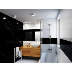 Kolumna prysznicowa LUGO deszczownica 25cm termostat wylewka obrotowa chrom CORSAN CMN01TCHW