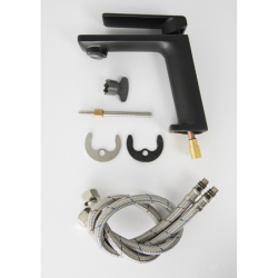 Bateria umywalkowa TRINO CMB7111BL, czarna CORSAN CMB7111BL