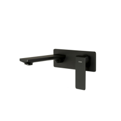 Bateria umywalkowa podtynkowa TRINO czarna CORSAN CMB7115BL