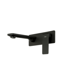 Bateria umywalkowa podtynkowa TRINO czarna CORSAN CMB7115BL