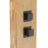 Panel prysznicowy BAO termostat drewno bambusowe CORSAN B022TBL