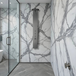 Panel prysznicowy NEO termostat stal CORSAN S060TSL