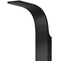 Panel prysznicowy SAMSARA termostat czarna stal CORSAN S003TBL