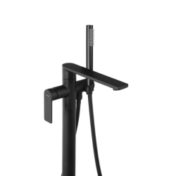 Bateria wannowa wolnostojąca TRINO czarna CORSAN CMB7159BL