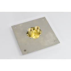 Bateria wannowa wolnostojąca TRINO czarna CORSAN CMB7159BL