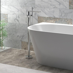 Bateria wannowa wolnostojąca TRINO chromowana CORSAN CMB7159CH