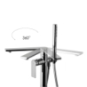 Bateria wannowa wolnostojąca TRINO chromowana CORSAN CMB7159CH