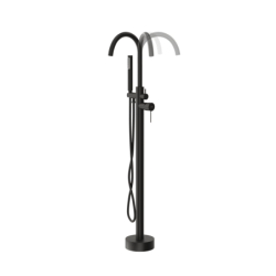 Bateria wannowa wolnostojąca LUGO czarna CORSAN CMB7535BL