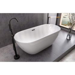 Bateria wannowa wolnostojąca LUGO czarna CORSAN CMB7535BL