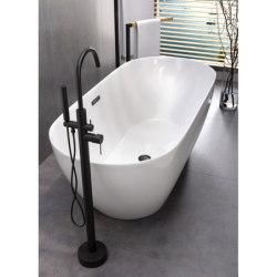 Bateria wannowa wolnostojąca LUGO czarna CORSAN CMB7535BL