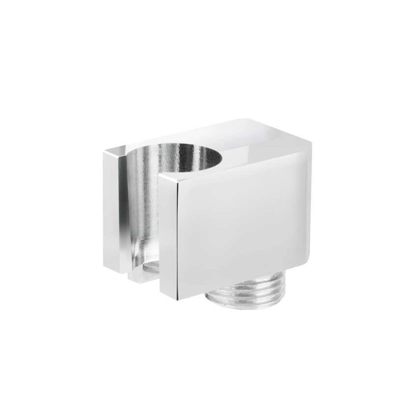 Uchwyt prysznicowy chrom z przyłączem węża CORSAN CMU006CH