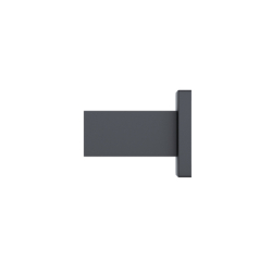 Uchwyt prysznicowy do słuchawki prysznicowej czarny CORSAN CMU188BL