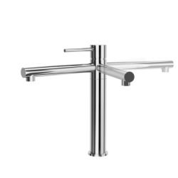 Bateria stojąca LUGO chromowana z ruchomą wylewką CORSAN CMB7521CH
