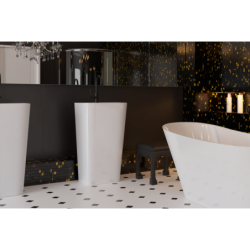 Bateria kuchenna LUGO czarna CORSAN CMB7522BL