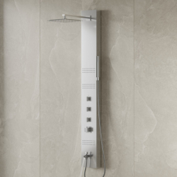 Panel prysznicowy NEO mieszacz stal wylewka CORSAN S060MSLW