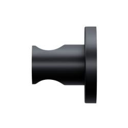 Uchwyt prysznicowy do słuchawki prysznicowej czarny CORSAN CMU168BL