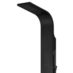 Panel prysznicowy ALTO mieszacz czarny wylewka CORSAN A017MBLW