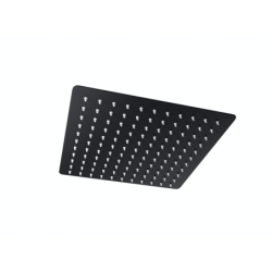 Deszczownica natryskowa CMD25BL SLIM stalowa czarna kwadratowa 25 cm CORSAN CMD25SBL