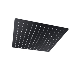 Deszczownica natryskowa CMD30BL SLIM stalowa czarna kwadratowa 30 cm CORSAN CMD30SBL