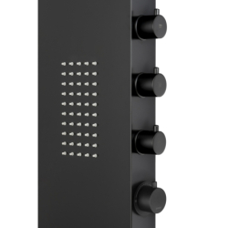 Panel prysznicowy DUO mieszacz czarny CORSAN A777MBL