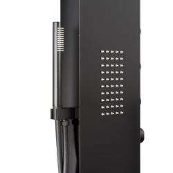 Panel prysznicowy DUO mieszacz czarny CORSAN A777MBL