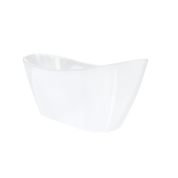 Wanna wolnostojąca NAUTI 170 x77 cm korek klik-klak biały CORSAN E043XLWH