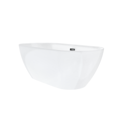 Wanna wolnostojąca OLVENA 170 korek klik-klak czarny CORSAN E041XLBL