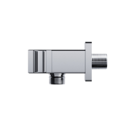 Zestaw prysznicowy podtynkowy BOX termostat przyciskowy deszczownica 25cm chrom CORSAN CMZ069CH