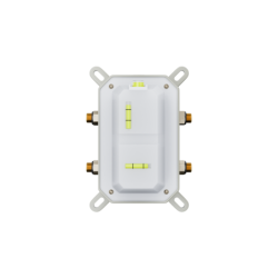 Prysznicowa bateria podtynkowa z boxem montażowym czarna z termostatem CORSAN CMT01BL