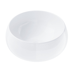 Umywalka nablatowa LUGO okrągła 400x400x160 mm z korkiem klik-klak chrom CORSAN UC9926CH