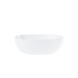 Umywalka nablatowa MONO kwadratowa 420x420x145 mm z korkiem klik-klak białym CORSAN UC9995WH