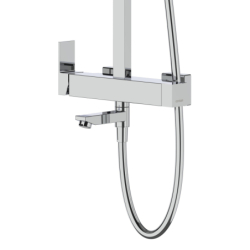 Kolumna prysznicowa ANGO deszczownica 25cm wylewka obrotowa chrom CORSAN CMN02MCHW