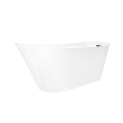 Wanna wolnostojąca ESTELLA 170 cm korek klik-klak chrom CORSAN E302XLCH