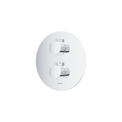 Zestaw prysznicowy podtynkowy LUGO deszczownica 25 cm termostat słuchawka prysznicowa chrom CORSAN Z03TCH