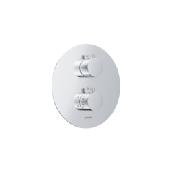 Zestaw prysznicowy podtynkowy LUGO deszczownica 25 cm termostat słuchawka prysznicowa chrom CORSAN Z03TCH