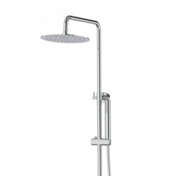 Kolumna prysznicowa LUGO deszczownica 25cm termostat chrom CORSAN CMN01TCH