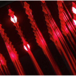 Panel prysznicowy LED KASKADA termostat biały deszczownica LED wylewka CORSAN A014TWHLEDW