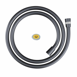 Wąż prysznicowy czarny z...